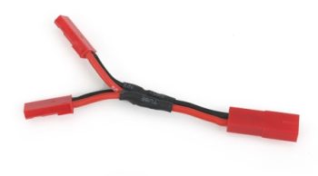 E-FLITE JST FEMALE/2 JST MALE PARALLEL Y-HARNESS EFLA228